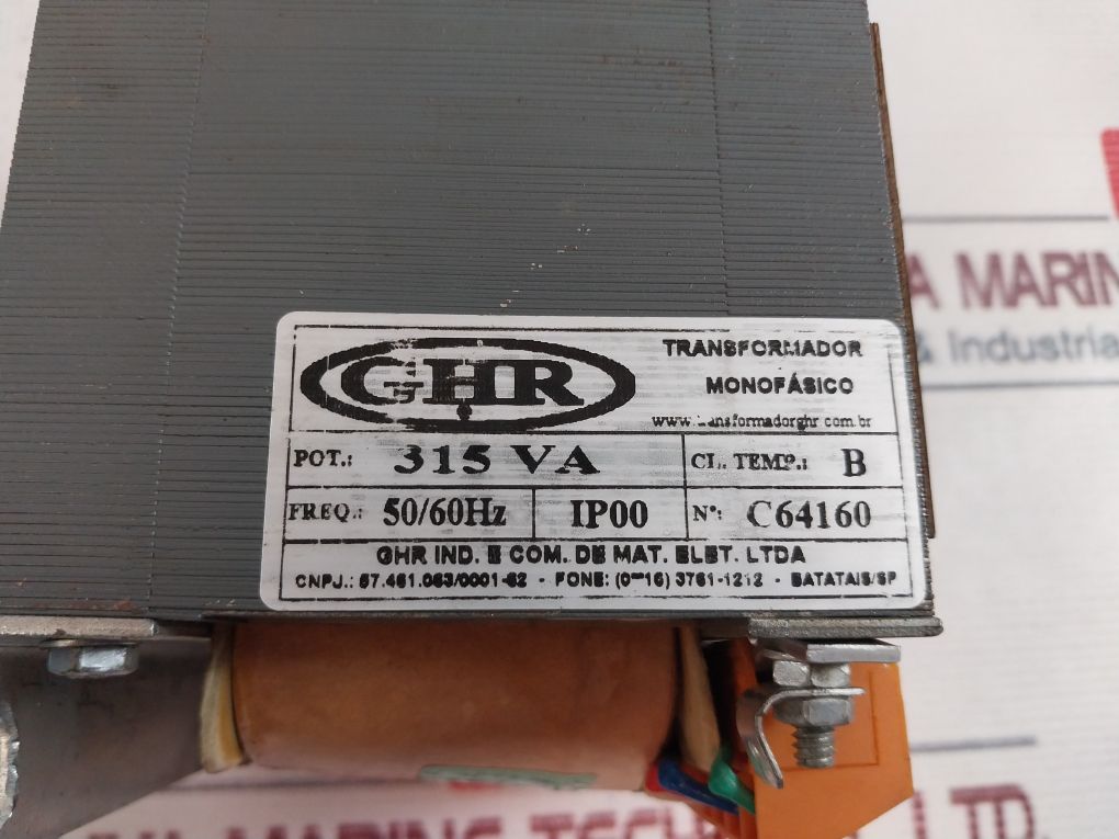 Ghr 315 Va Single Phase Transformer