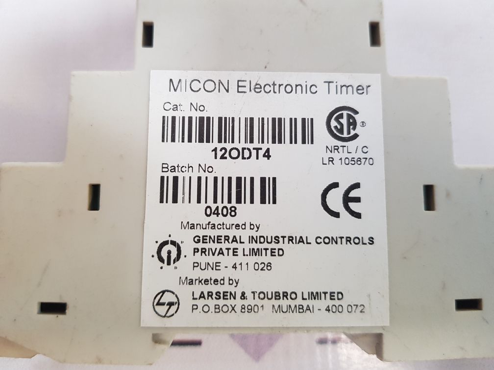 Gic 12Odt4 Micon Electronic Timer Series 175