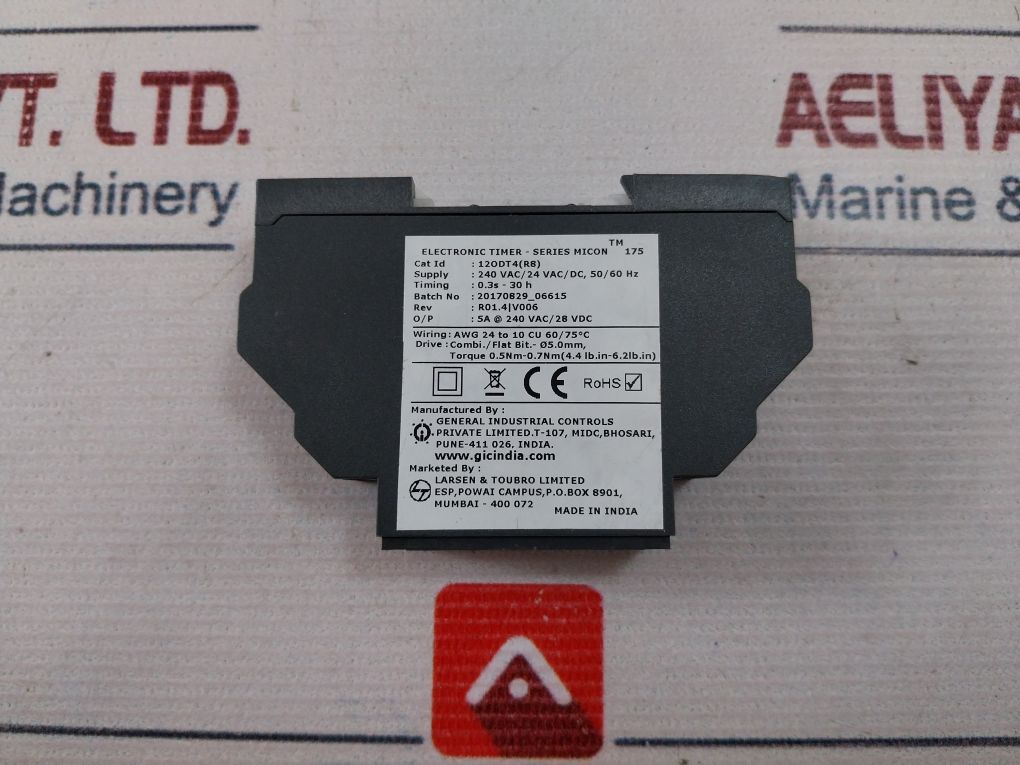 Gic 12Odt4 Electronic Timer 240 Vac