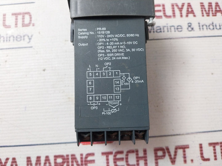 Gic 151B12B Single Acting Pid Temperature Controller 110-240 Vac/Dc