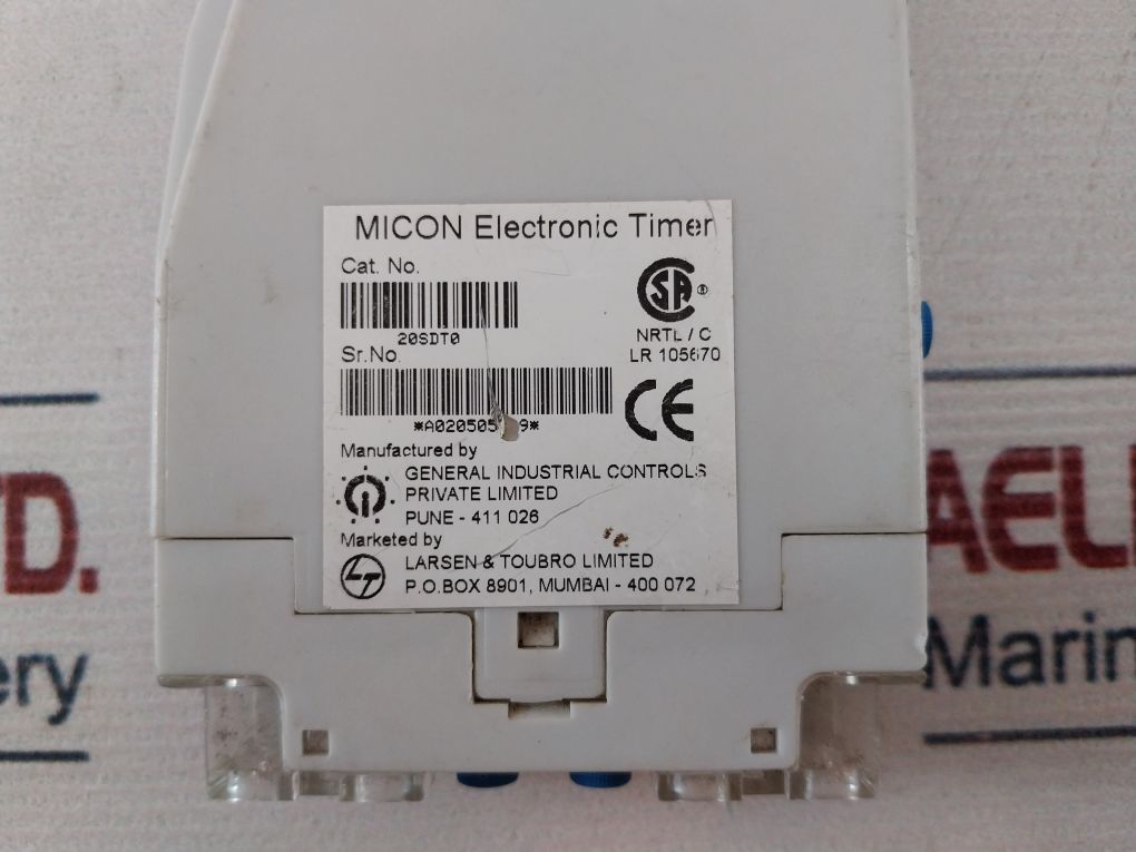 Gic 20Sdt0 Electronic Timer 50/60 Hz