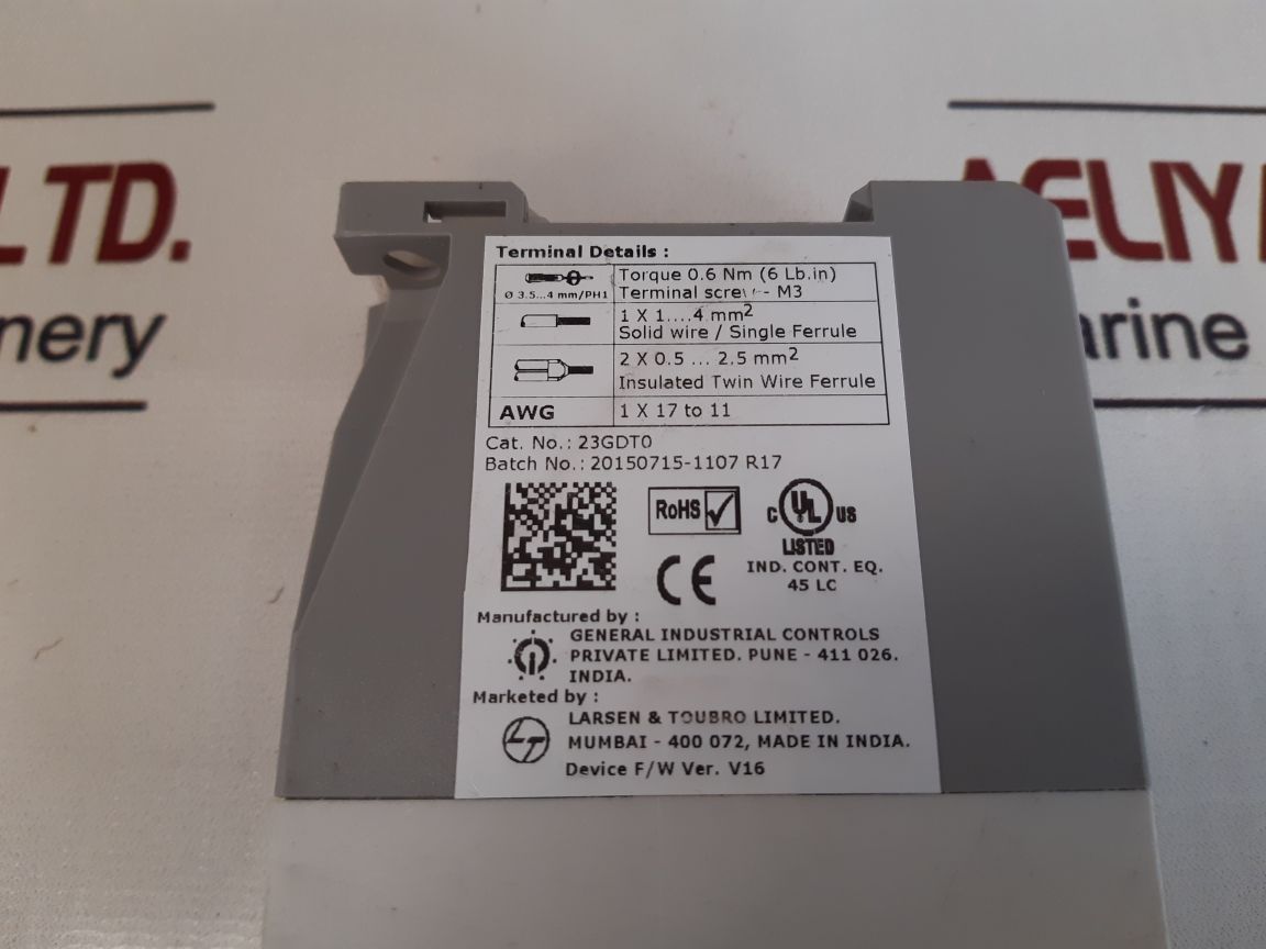 Gic 23Gdt0 True Off Delay