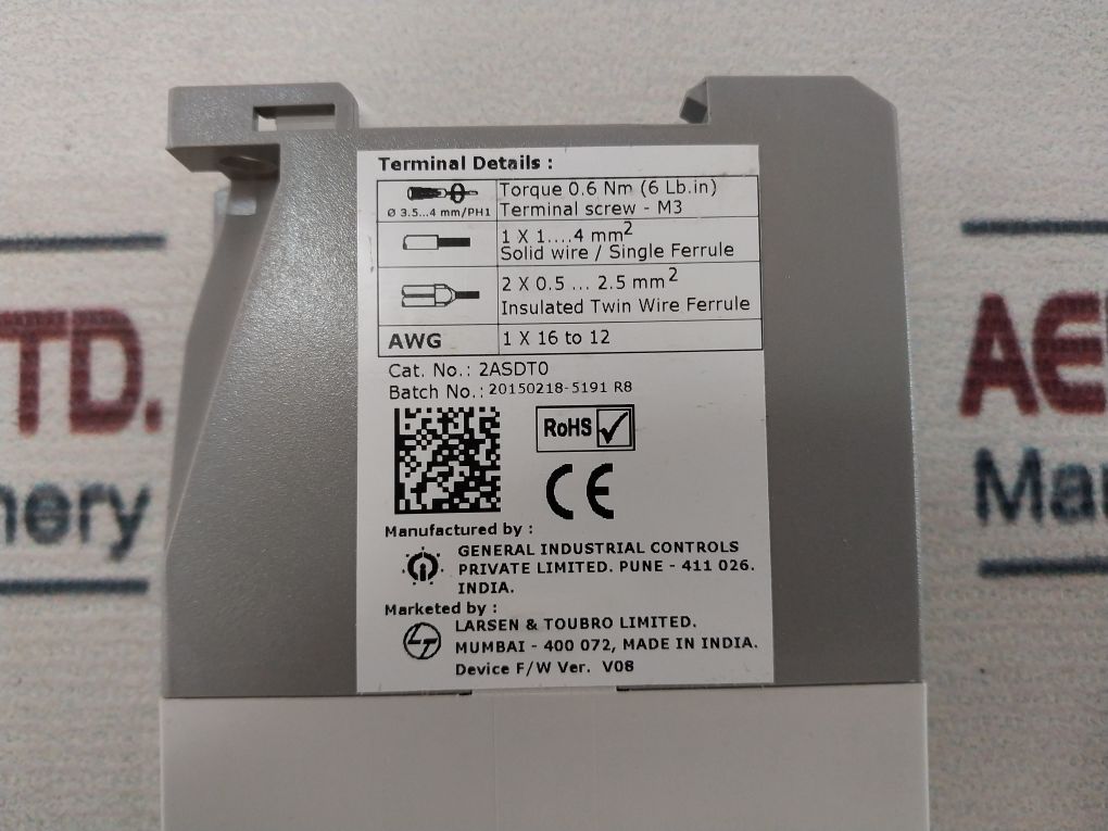 Gic 2Asdt0 Star-delta Timer