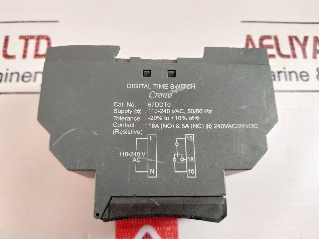 Gic 67Ddt0 Digital Time Switch 110-240Vac 50/60 Hz