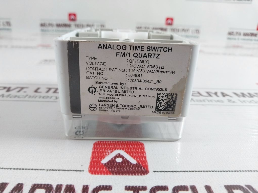Larsen & Toubro Gic Analog Time Switch Fm/1 Quartz Qt(Daily)