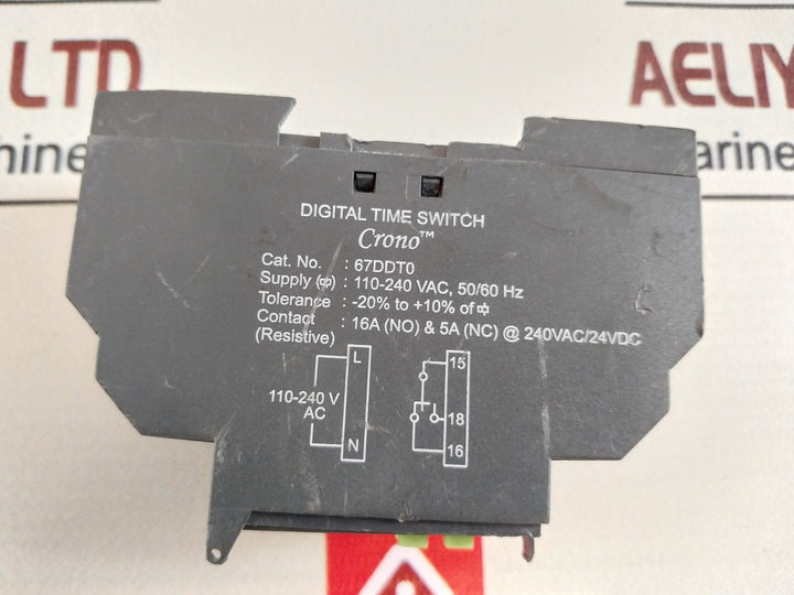 Gic 67Ddt0 Digital Time Switch 110-240 Vac 
