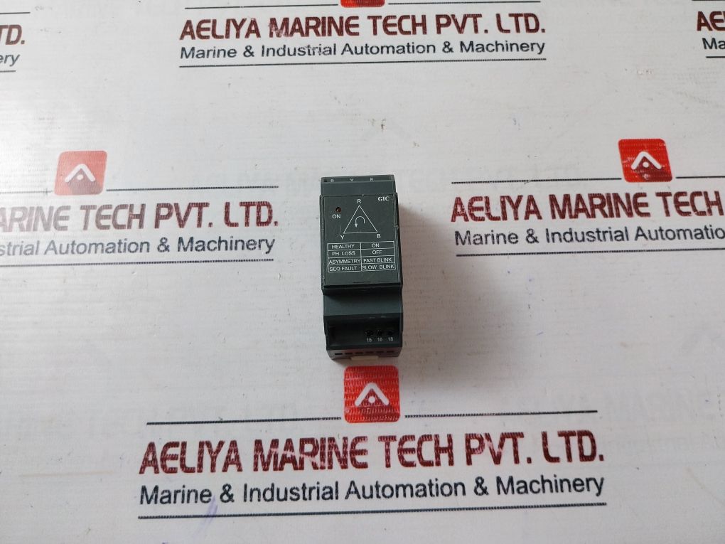 Gic Ma51Bc Phase And Voltage Control Relay 3Ph-3W 415Vac 50-60 Hz
