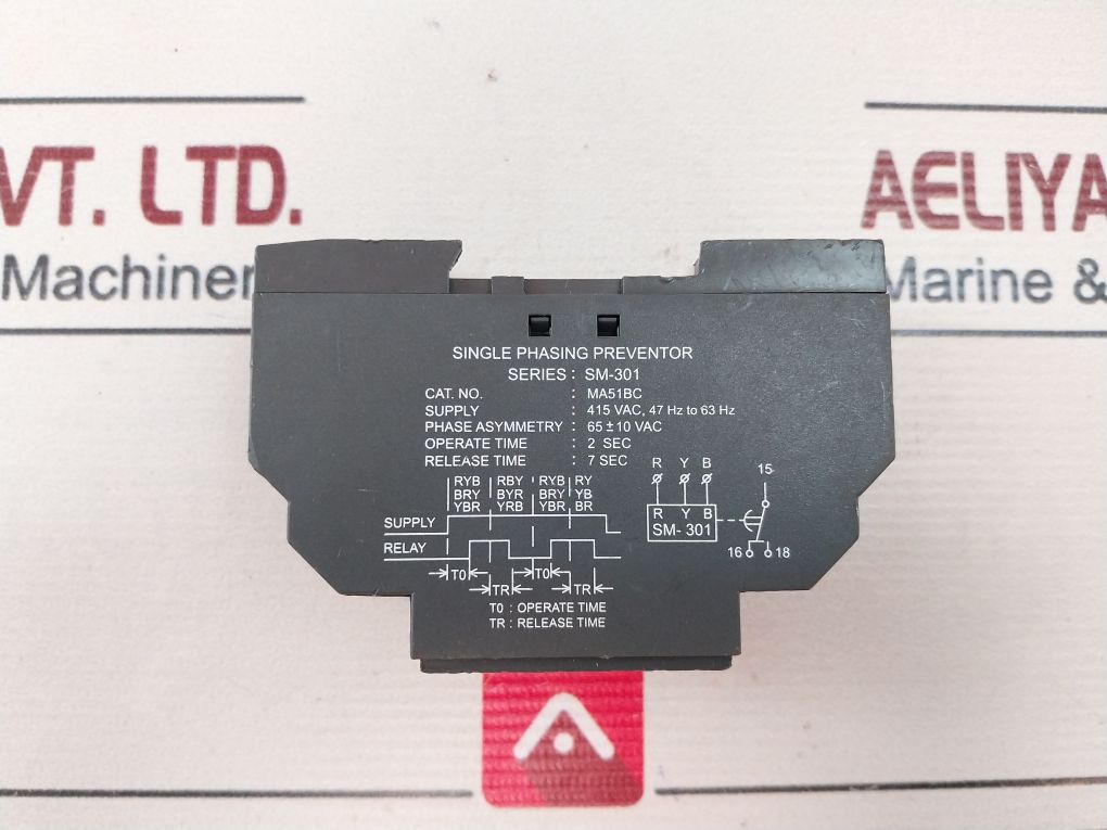 Gic Ma51Bc Relay Phase And Voltage Control 3Ph-3W 415Va 50-60 Hz