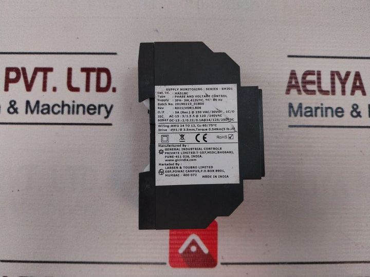 Gic Ma51Bc Relay Phase And Voltage Control 3Ph-3W 415Va 50-60 Hz