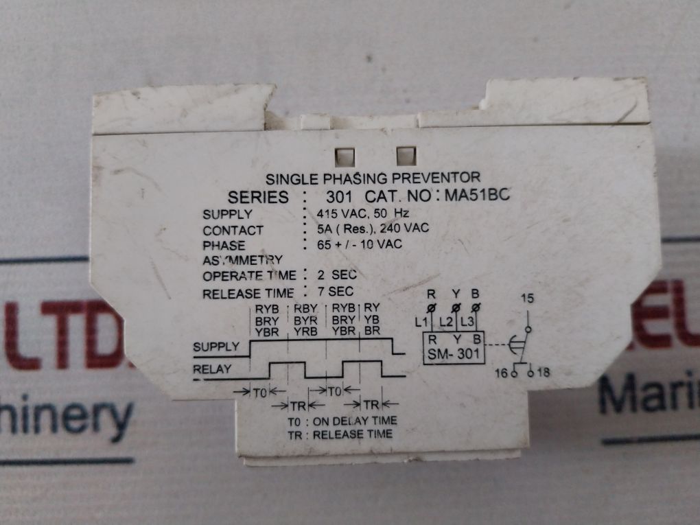 Gic Ma51Bc Voltage Monitoring Relay 415 Vac