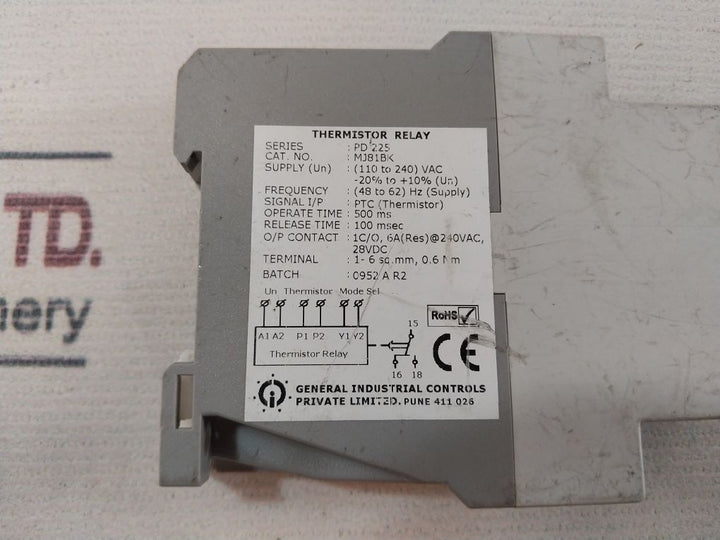 Gic Mj81Bk Thermistor Relay