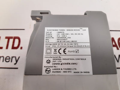 Gic Tm 225 Electronic Timer-series Micon