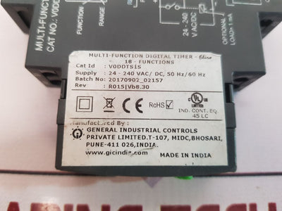 Gic V0Ddts1S 18 Multi-function Digital Timer