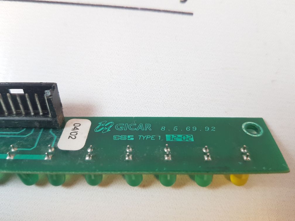 Gicar 8.5.69.92 Led Card