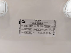 Gicep Electric Transformer 34700 Ip21 Type Tr 50/60Hz