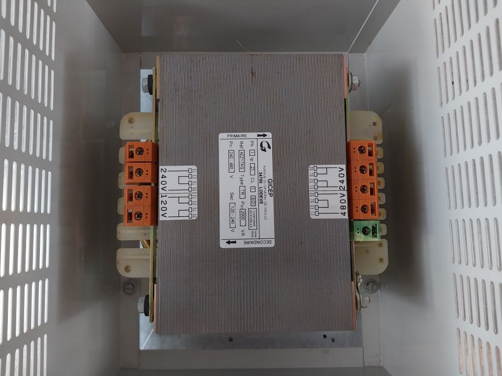 Gicep Electric Transformer 34700 Ip21 Type Tr 50/60Hz