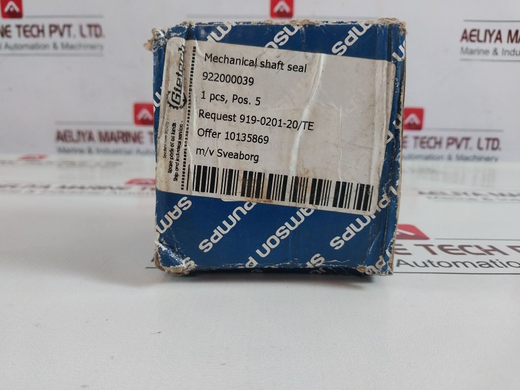 Gietech 922000039 Mechanical Shaft Seal Kit