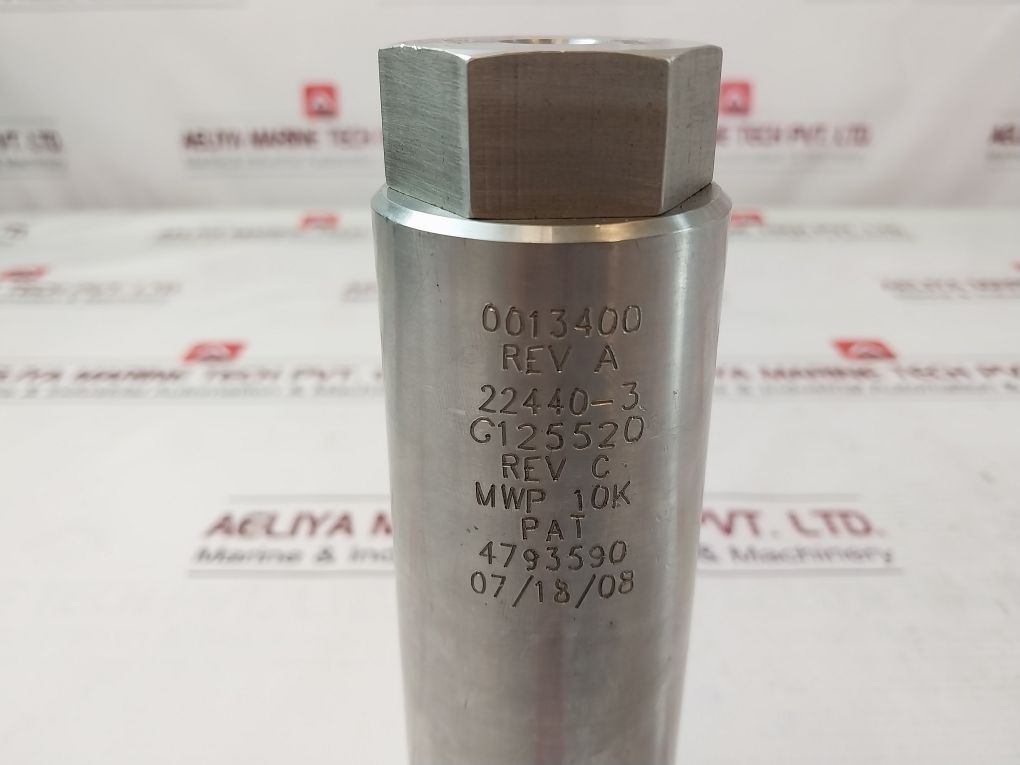 Gilmore 0013400 Valve Rev A 10K Psi Pilot Oper X S525C