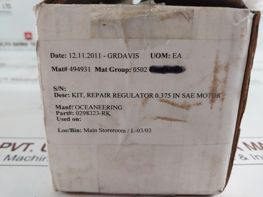Gilmore 0298323-rk Repair Kit
