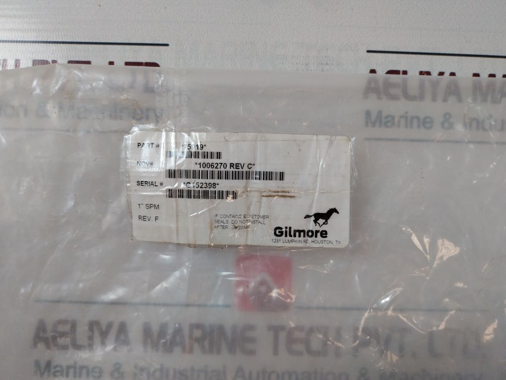 Gilmore 1006270 Valve