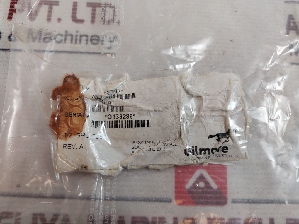 Gilmore 1/2” 27017 Shuttle Valve