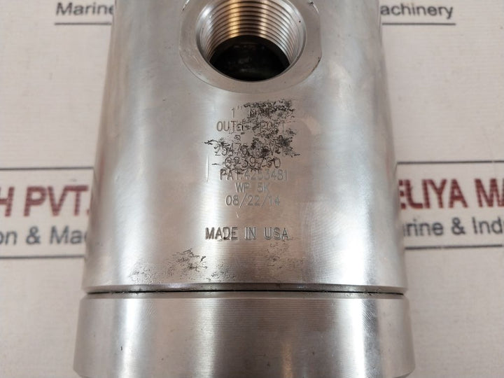 Gilmore 1” Npt Shuttle Valve Rev: D