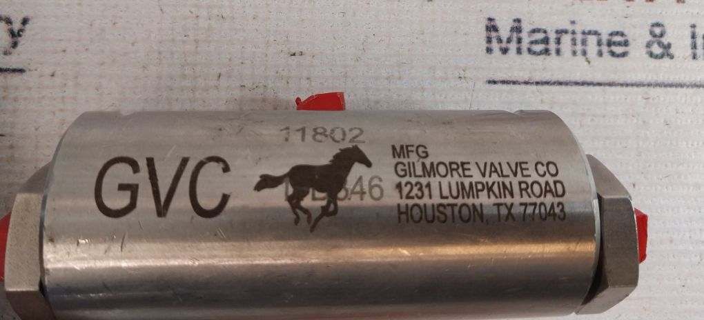 Gilmore 22519 Rev G Shuttle Valve