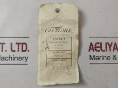 Gilmore 25014-1 Shear Valve 0293164