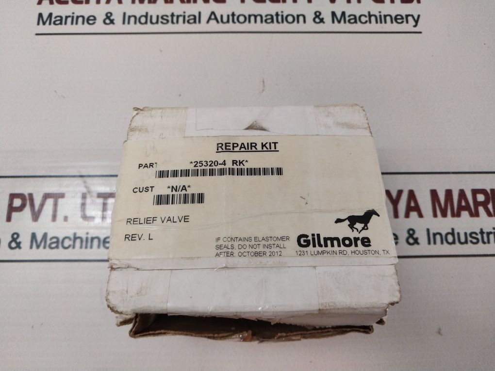 Gilmore 25320-4 Rk Relief Valve Repair Kit