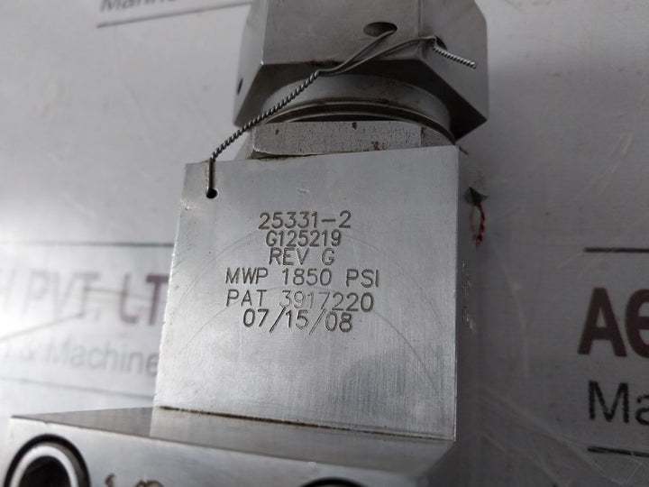 Gilmore 25331-2 G125219 Relief Valve