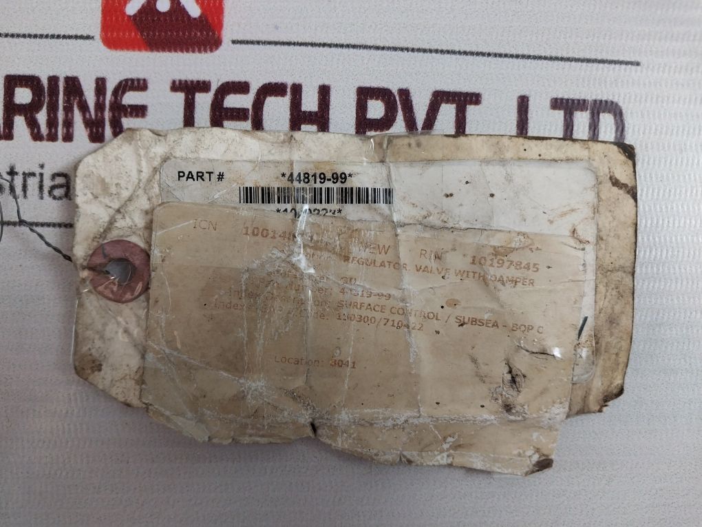 Gilmore 44819-99 Dual Inlet Pressure Regulator Valve With Damper