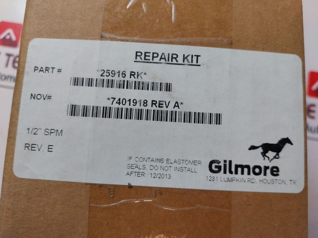Gilmore 7401918 Repair Kit 25916 Rk