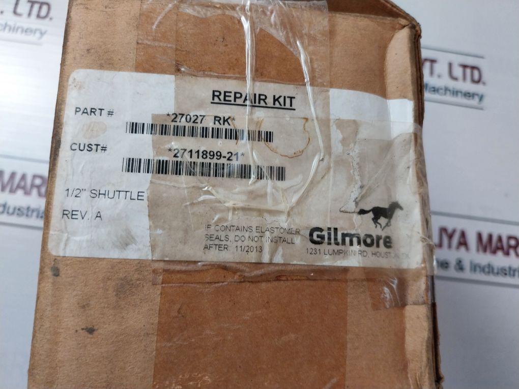 Gilmore Valve 27027 Rk Shuttle Valve Repair Kit 1/2 Inch Sae 2711899-21