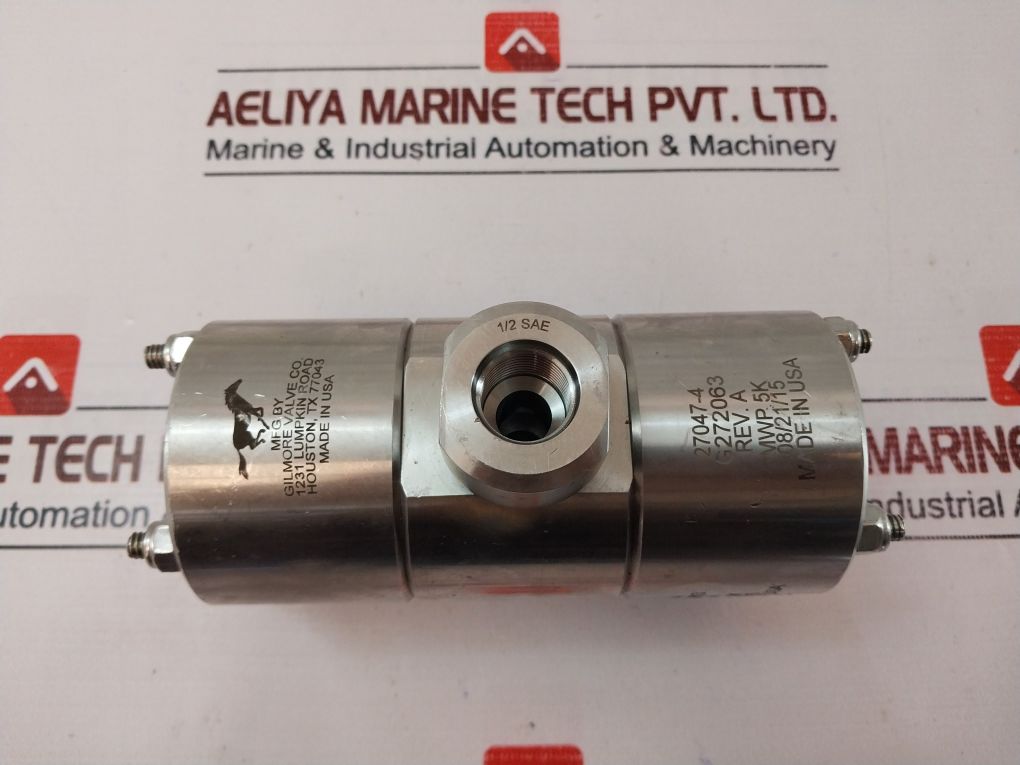 Gilmore Valve 27047-4 1/2 Sae Valve Rev.A