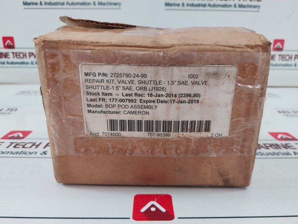 Gilmore/Cameron 2725790-24-99 Shuttle Valve Repair Kit 27021 Rk