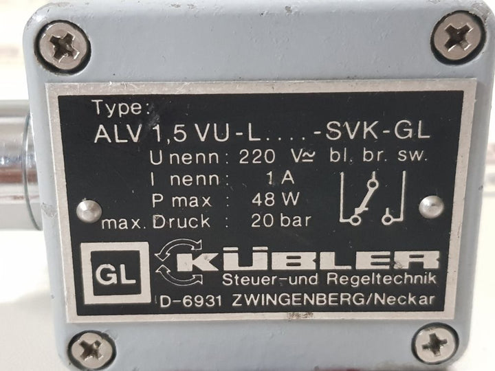 Kübler Alv 1,5 Vu-l….-svk-gl Flot Switch