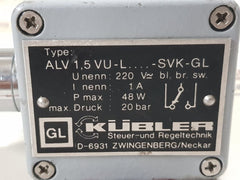 Kübler Alv 1,5 Vu-l….-svk-gl Flot Switch