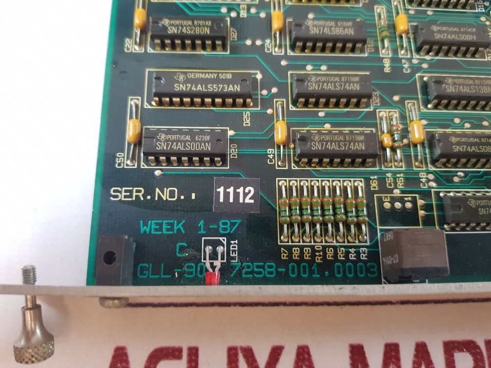 Autronica gll-90 processing card 7258-001.0003