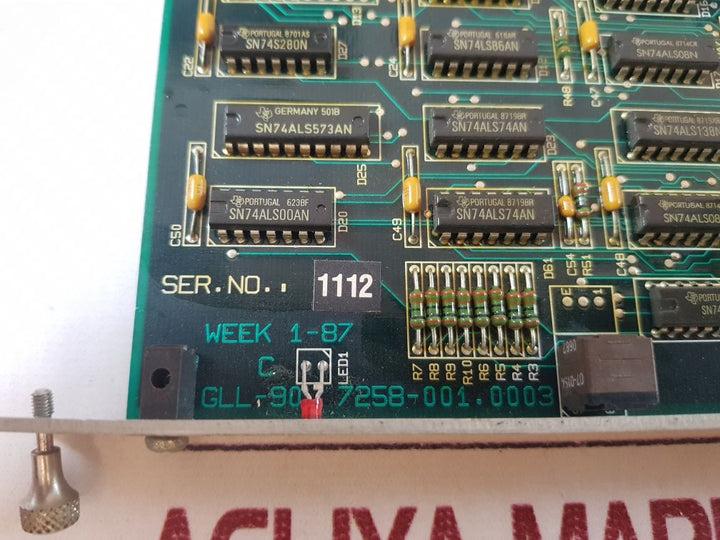 Autronica gll-90 processing card 7258-001.0003