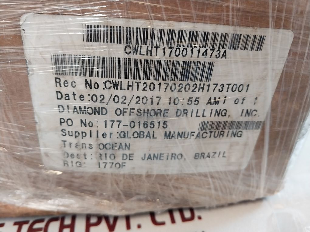 Global Bal-108 Pipe Handler Upper Ibop Valve Repair Kit
