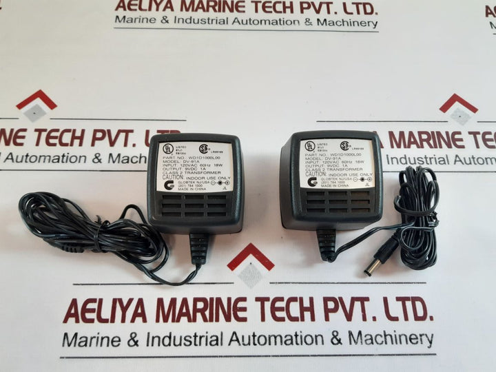 Set Of 2X Globtek Wd1D1000L00 Power Adapter