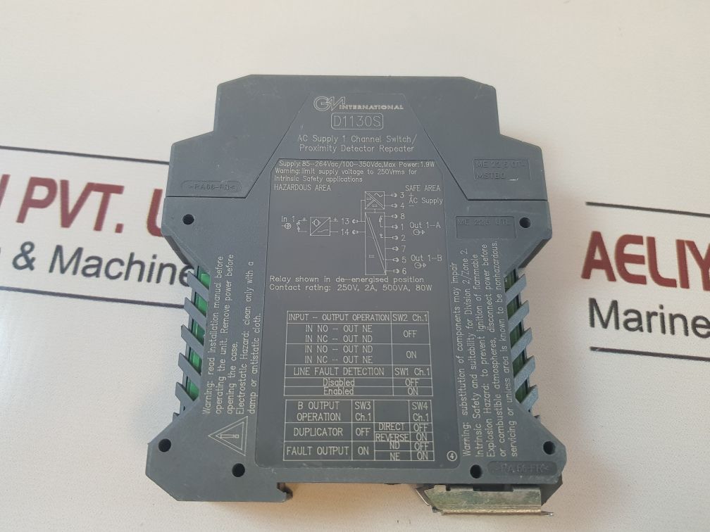 Gm D1130S Switch/Proximity Detector Repeater