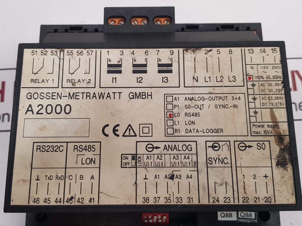 Gossen-metrawatt A2000 Power Network Meter