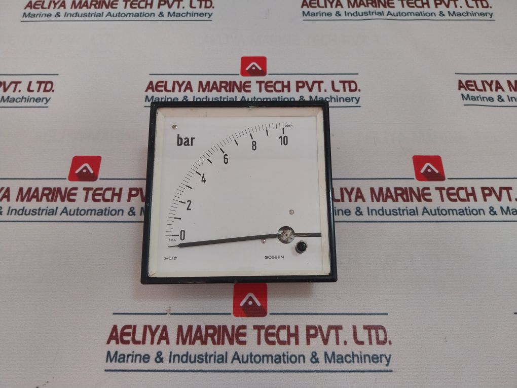 Gossen 0-10 Bar Analog Panel Meter 4-20 Ma