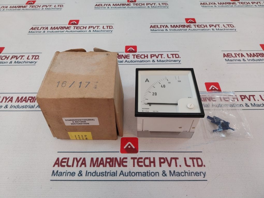 Gossen 0-50/100 A Analogue Panel Ammeter