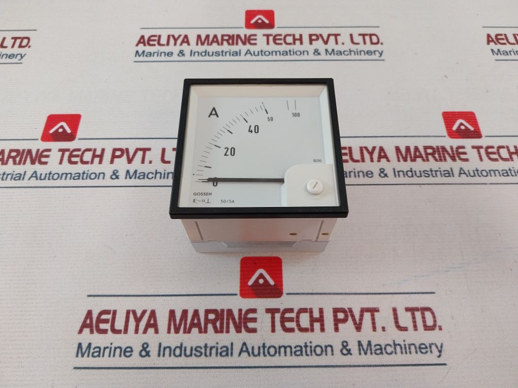 Gossen 0-50/100 A Analogue Panel Ammeter
