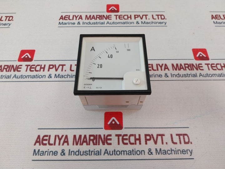 Gossen 0-50/100 A Analogue Panel Ammeter