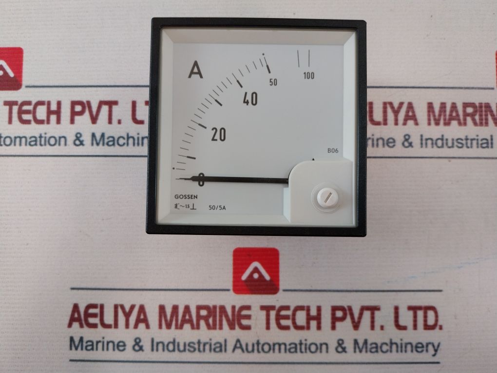 Gossen 0-50/100 A Analogue Panel Ammeter