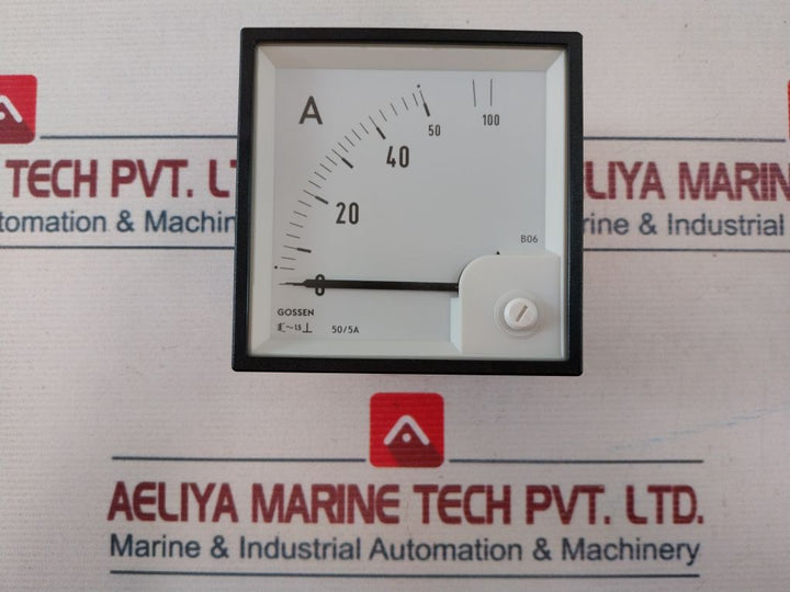 Gossen 0-50/100 A Analogue Panel Ammeter