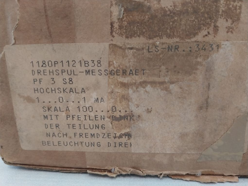 Gossen 100-0-100 Thruster Pitch Ind. Meter